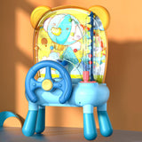 Maxbell Kids Pick up Bean Machines Interactive Pinball Machine for Girls Boys Outdoor Blue With Feet