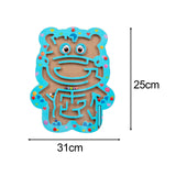 Maxbell Bead Maze Magnetic Puzzle Game Maze Toy Fine Motor Skill for Kids Gift