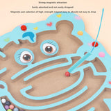 Maxbell Bead Maze Magnetic Puzzle Game Maze Toy Fine Motor Skill for Kids Gift