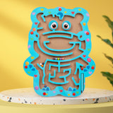 Maxbell Bead Maze Magnetic Puzzle Game Maze Toy Fine Motor Skill for Kids Gift