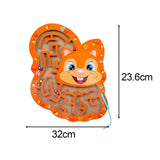 Maxbell Bead Maze Magnetic Puzzle Game Maze Toy Fine Motor Skill for Kids Gift