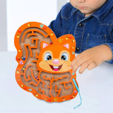 Maxbell Bead Maze Magnetic Puzzle Game Maze Toy Fine Motor Skill for Kids Gift