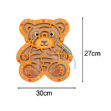 Maxbell Bead Maze Magnetic Puzzle Game Maze Toy Fine Motor Skill for Kids Gift