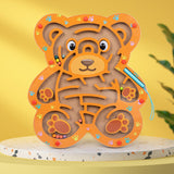 Maxbell Bead Maze Magnetic Puzzle Game Maze Toy Fine Motor Skill for Kids Gift