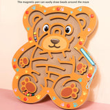 Maxbell Bead Maze Magnetic Puzzle Game Maze Toy Fine Motor Skill for Kids Gift