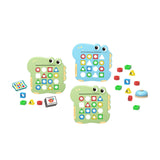 Maxbell Color and Shapes Puzzles Brain Teaser Color Sensory for Kids Boys Girls
