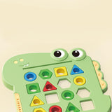 Maxbell Color and Shapes Puzzles Brain Teaser Color Sensory for Kids Boys Girls