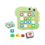Maxbell Color and Shapes Puzzles Brain Teaser Color Sensory for Kids Boys Girls