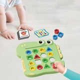 Maxbell Color and Shapes Puzzles Brain Teaser Color Sensory for Kids Boys Girls