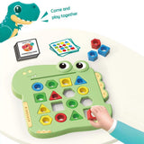 Maxbell Color and Shapes Puzzles Brain Teaser Color Sensory for Kids Boys Girls