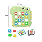 Maxbell Color and Shapes Puzzles Brain Teaser Color Sensory for Kids Boys Girls