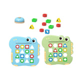 Maxbell Color and Shapes Puzzles Brain Teaser Color Sensory for Kids Boys Girls