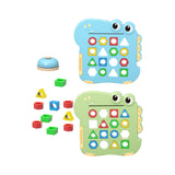 Maxbell Color and Shapes Puzzles Brain Teaser Color Sensory for Kids Boys Girls