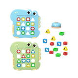 Maxbell Color and Shapes Puzzles Brain Teaser Color Sensory for Kids Boys Girls