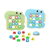 Maxbell Color and Shapes Puzzles Brain Teaser Color Sensory for Kids Boys Girls