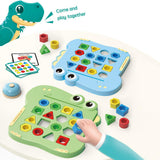 Maxbell Color and Shapes Puzzles Brain Teaser Color Sensory for Kids Boys Girls