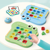 Maxbell Color and Shapes Puzzles Brain Teaser Color Sensory for Kids Boys Girls
