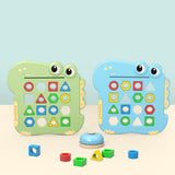 Maxbell Color and Shapes Puzzles Brain Teaser Color Sensory for Kids Boys Girls