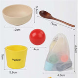 Maxbell Balls in Cups Montessori Toy Board Game Early Development Preschool Learning