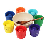 Maxbell Balls in Cups Montessori Toy Board Game Early Development Preschool Learning