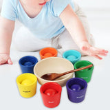 Maxbell Balls in Cups Montessori Toy Board Game Early Development Preschool Learning