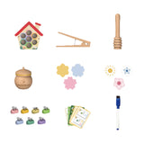 Maxbell Beehive Game Montessori Toys Kids Wooden Toys for Girls Boys Baby 3 Year Old