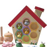 Maxbell Beehive Game Montessori Toys Kids Wooden Toys for Girls Boys Baby 3 Year Old