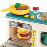 Maxbell Kitchen Playset with Oven Oven Play Kitchen Accessory for Education Birthday green