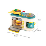 Maxbell Kitchen Playset with Oven Oven Play Kitchen Accessory for Education Birthday green