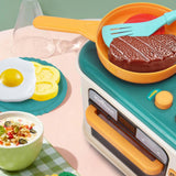 Maxbell Kitchen Playset with Oven Oven Play Kitchen Accessory for Education Birthday green