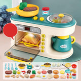 Maxbell Kitchen Playset with Oven Oven Play Kitchen Accessory for Education Birthday green