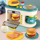 Maxbell Kitchen Playset with Oven Oven Play Kitchen Accessory for Education Birthday green