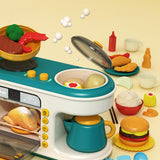 Maxbell Kitchen Playset with Oven Oven Play Kitchen Accessory for Education Birthday green
