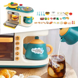 Maxbell Kitchen Playset with Oven Oven Play Kitchen Accessory for Education Birthday green