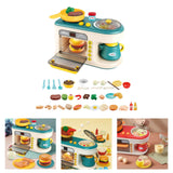 Maxbell Kitchen Playset with Oven Oven Play Kitchen Accessory for Education Birthday green