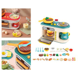Maxbell Kitchen Playset with Oven Oven Play Kitchen Accessory for Education Birthday green