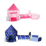 Maxbell Kid Tents and Tunnels 3 in1 Crawl Tunnel for Children Gift Babies Pink