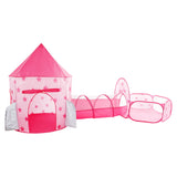 Maxbell Kid Tents and Tunnels 3 in1 Crawl Tunnel for Children Gift Babies Pink