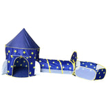 Maxbell Kid Tents and Tunnels 3 in1 Crawl Tunnel for Children Gift Babies Blue