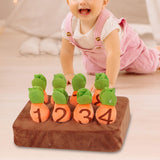 Maxbell Carrot Plush Stuffed Toy Radishes Carrot Plush Toy for Subtraction Preschool