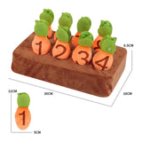 Maxbell Carrot Plush Stuffed Toy Radishes Carrot Plush Toy for Subtraction Preschool