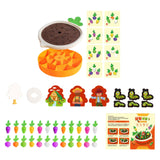 Maxbell Carrot Harvest Game Babies Birthday Home Child Carrot Doll Montessori Toys
