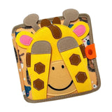 Maxbell Kids Cloth Book Animals Soft Baby Book for Communication Recognition Sensory