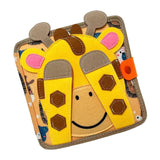 Maxbell Kids Cloth Book Animals Soft Baby Book for Communication Recognition Sensory