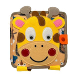 Maxbell Kids Cloth Book Animals Soft Baby Book for Communication Recognition Sensory