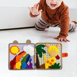 Maxbell Kids Cloth Book Animals Soft Baby Book for Communication Recognition Sensory