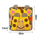 Maxbell Kids Cloth Book Animals Soft Baby Book for Communication Recognition Sensory