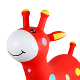 Maxbell Giraffe Bouncy Animal Hopping Bouncy Animal Hopping for Kids Toddlers Girls Boys Red
