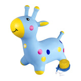 Maxbell Giraffe Bouncy Animal Hopping Bouncy Animal Hopping for Kids Toddlers Girls Boys Blue