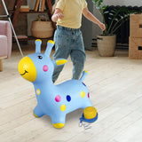 Maxbell Giraffe Bouncy Animal Hopping Bouncy Animal Hopping for Kids Toddlers Girls Boys Blue